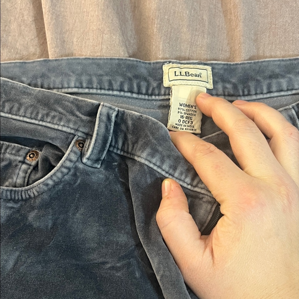 L.L. Bean Women's Washed Denim Pants